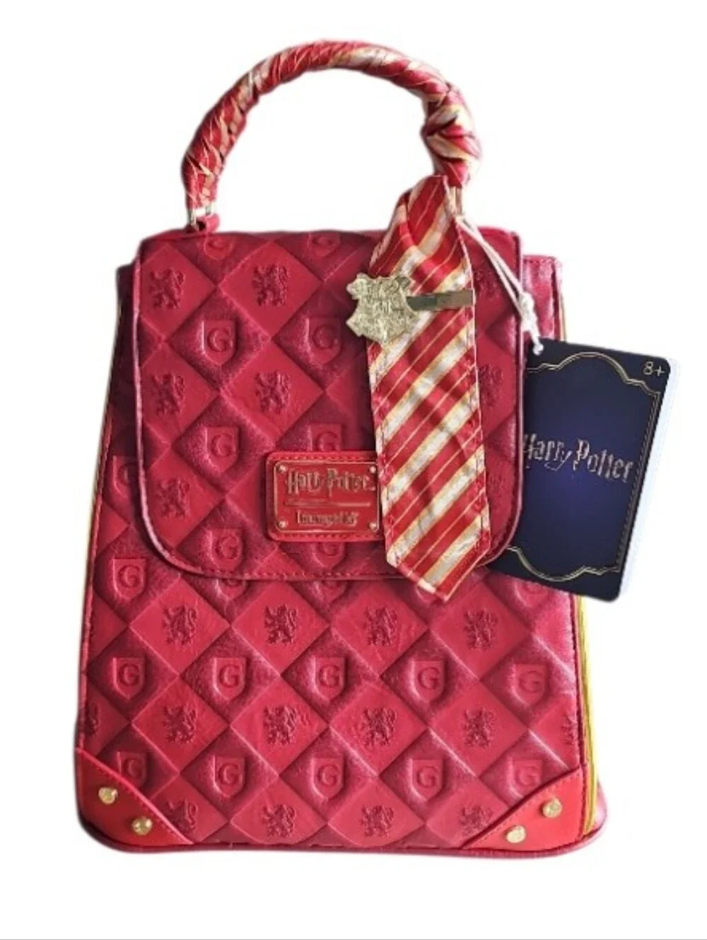 Loungefly Harry Potter Gryffindor Tie Mini Backpack NWT BoxLunch Exclusive